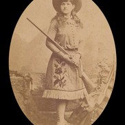 Vintage Cowgirl Pendant Necklace Silver