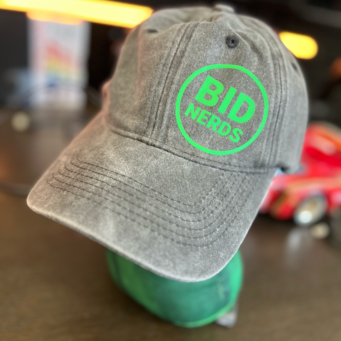 Bid Nerds Vintage Wash "Dad" Hat