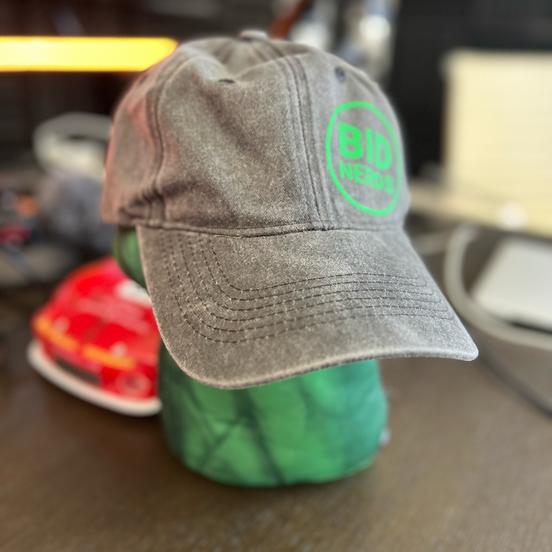 Bid Nerds Vintage Wash "Dad" Hat