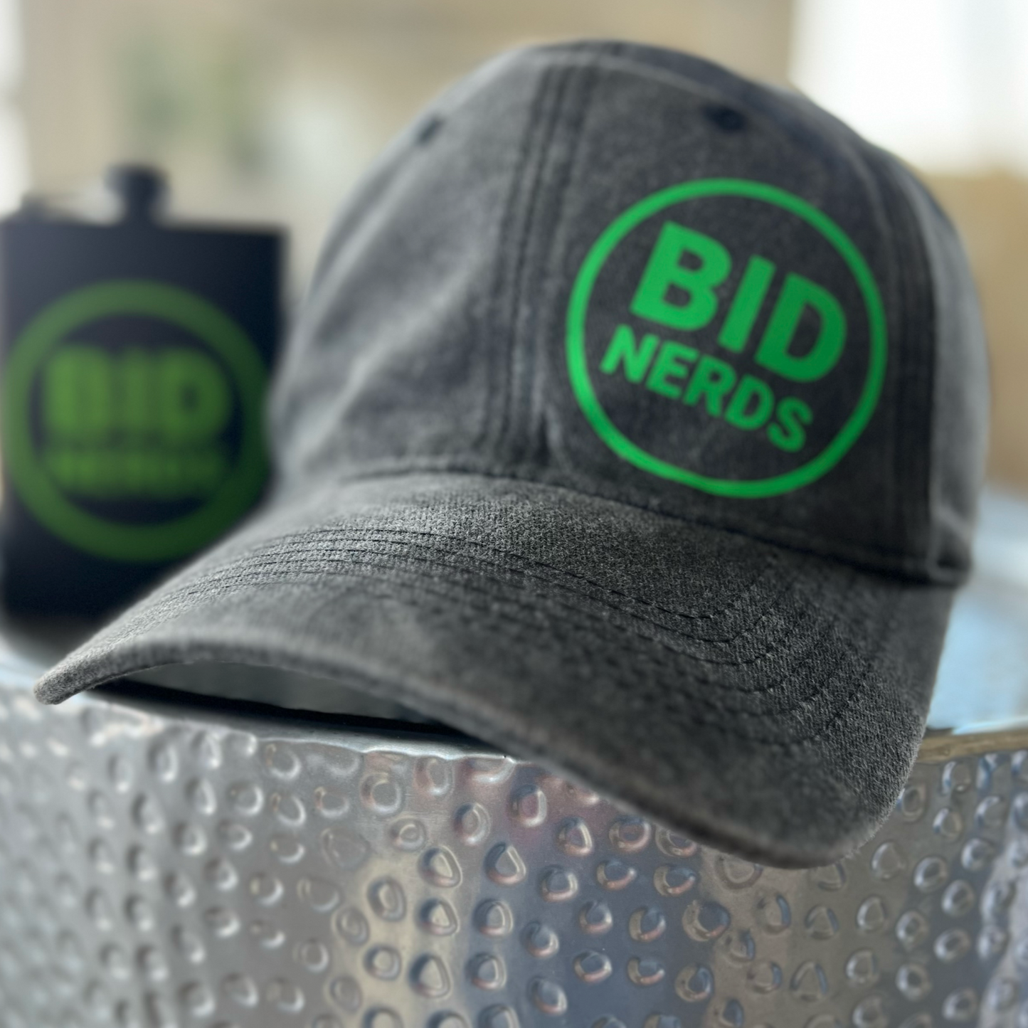 Bid Nerds Vintage Wash "Dad" Hat