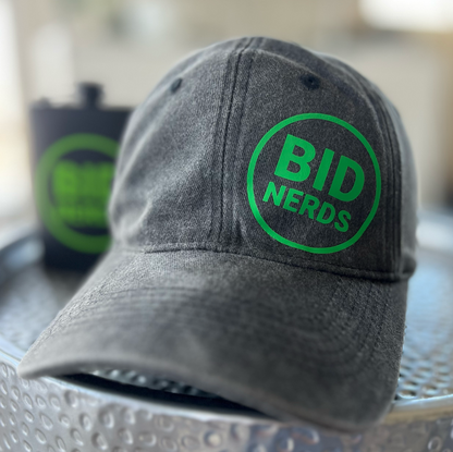 Bid Nerds Vintage Wash "Dad" Hat