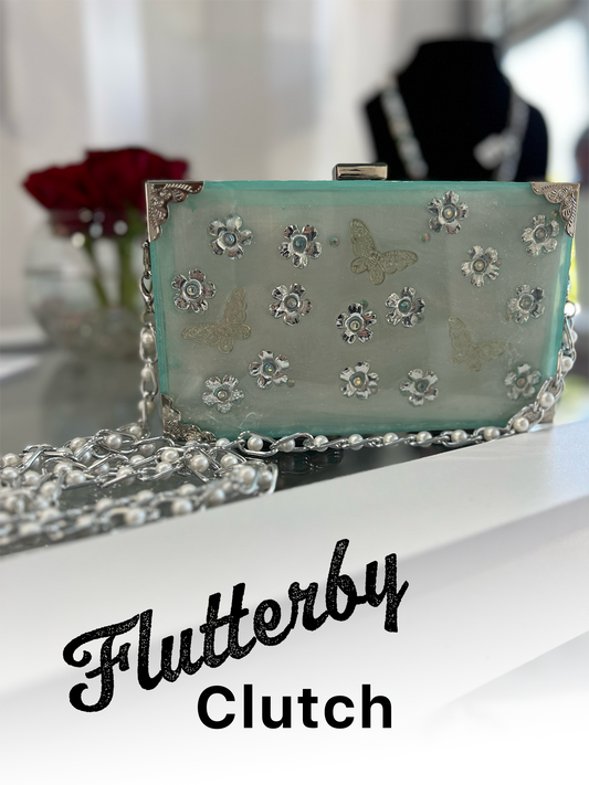 Flutterby Resin Purse