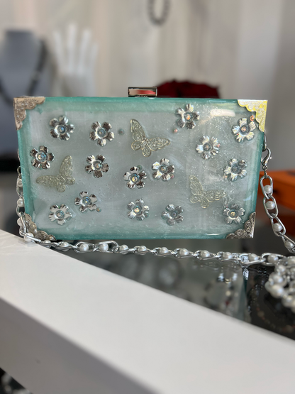 Flutterby Resin Purse