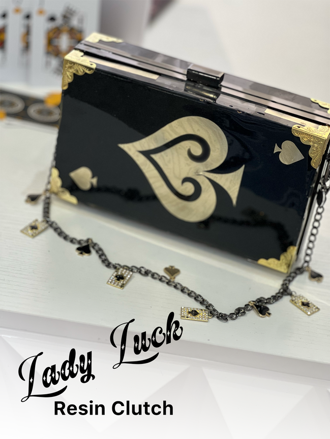 Lady Luck Resin Clutch
