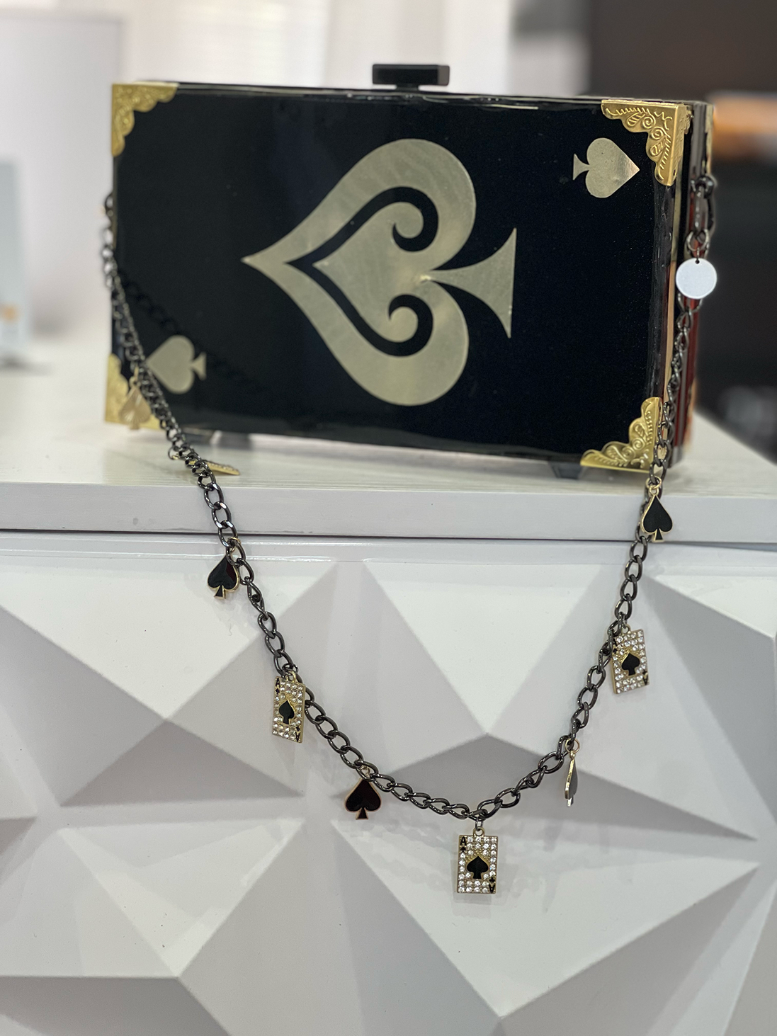Lady Luck Resin Clutch
